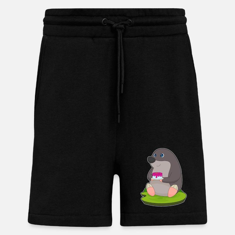 Mole Cake - Shorts - made by SPREAD - SOLID BLACK