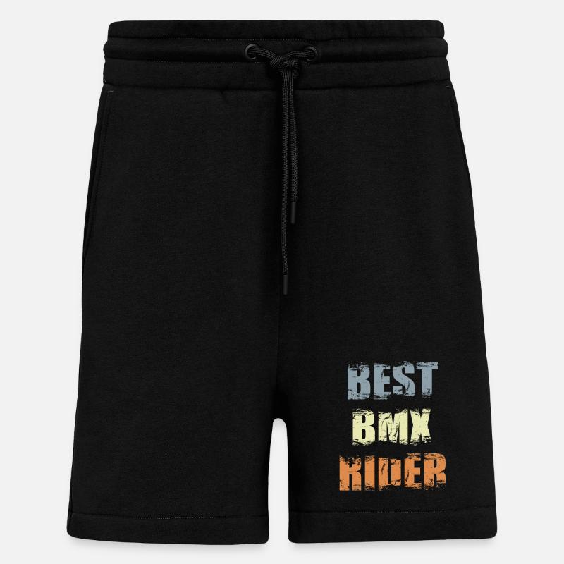 Devis BMX - Short bio décontracté fabriqué en UE - SOLID BLACK