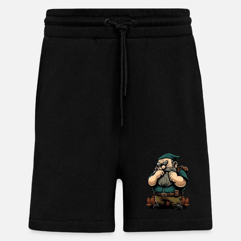 Capricious dwarf - Shorts - made by SPREAD - SOLID BLACK