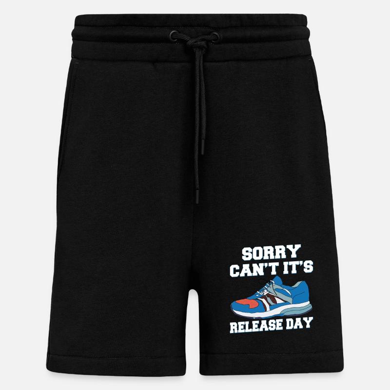 Collectionneur Sneakerhead - Short bio décontracté fabriqué en UE - SOLID BLACK