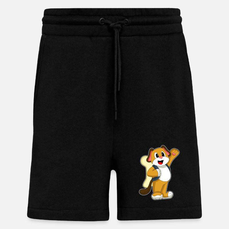 Hund Knochen Rucksack - Shorts - made by SPREAD - SOLID BLACK