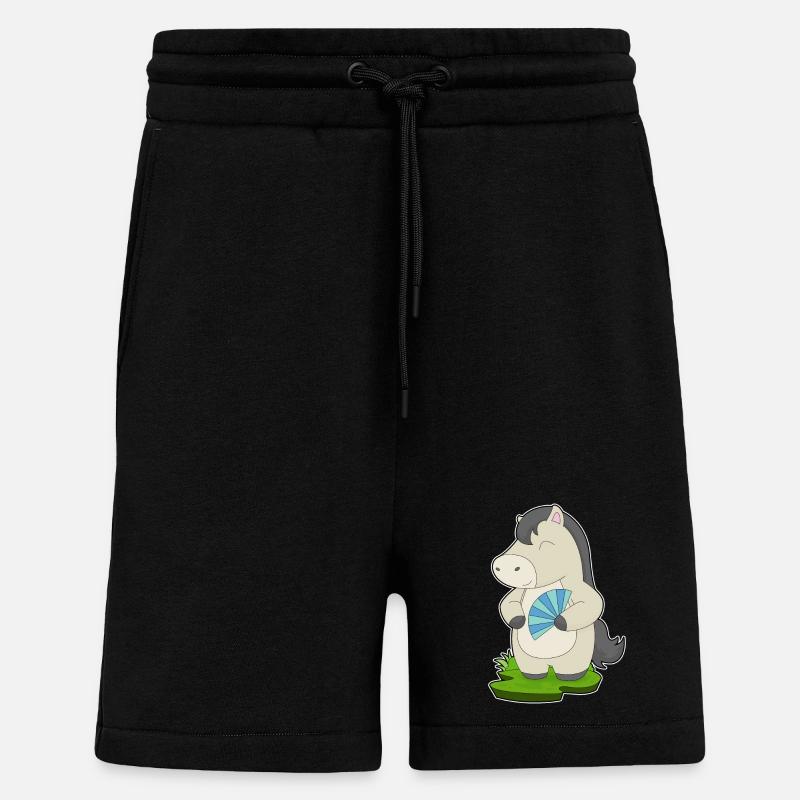 Pferd Handventilator - Shorts - made by SPREAD - SOLID BLACK