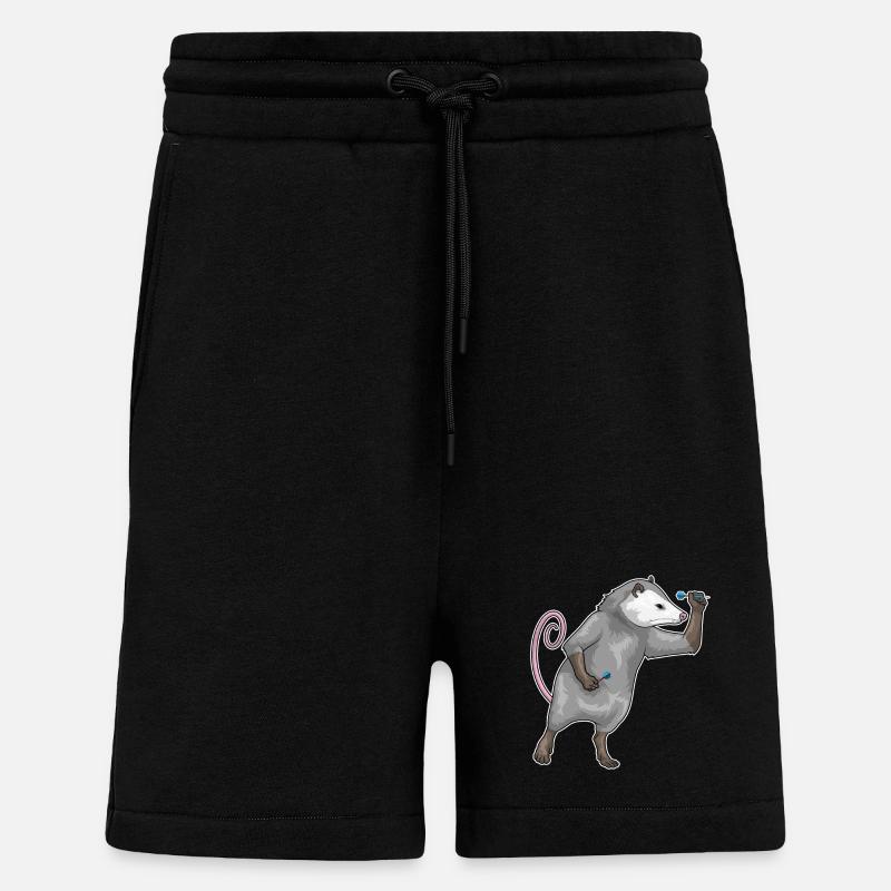 Fléchette Marsupiale Fléchette Fléchette - Short bio décontracté fabriqué en UE - SOLID BLACK