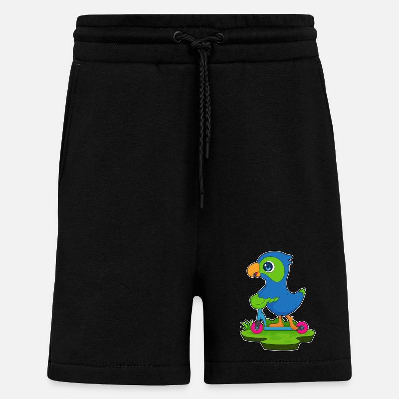 Papagei Roller - Shorts - made by SPREAD - SOLID BLACK