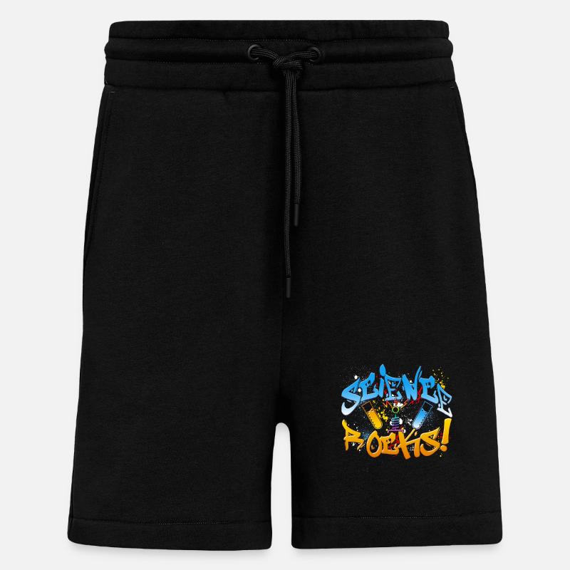 La science est géniale - Short bio décontracté fabriqué en UE - SOLID BLACK