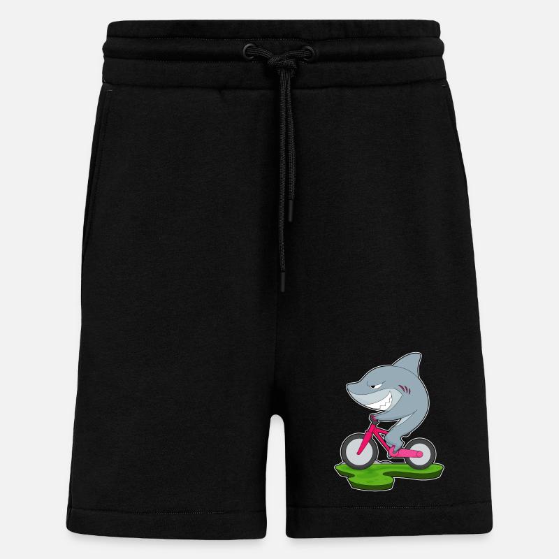 Vélo Shark - Short bio décontracté fabriqué en UE - SOLID BLACK