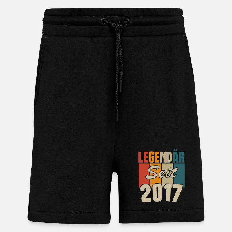 Legendär seit 2017 - Shorts - made by SPREAD - SOLID BLACK