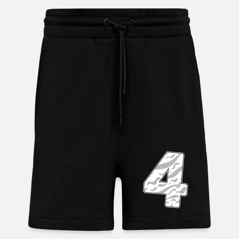 4 - Four - Shorts - made by SPREAD - SOLID BLACK