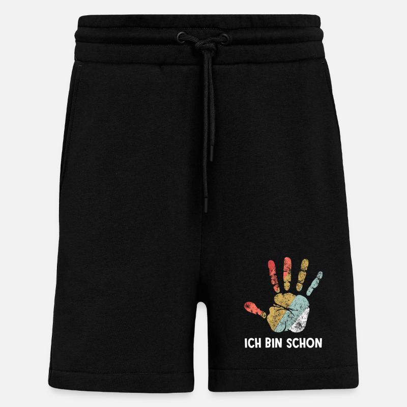 Ich Bin Schon 5 - Shorts - made by SPREAD - SOLID BLACK