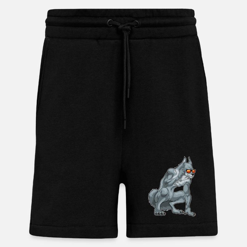 Werwolf Halloween Sonnenbrille - Shorts - made by SPREAD - SOLID BLACK
