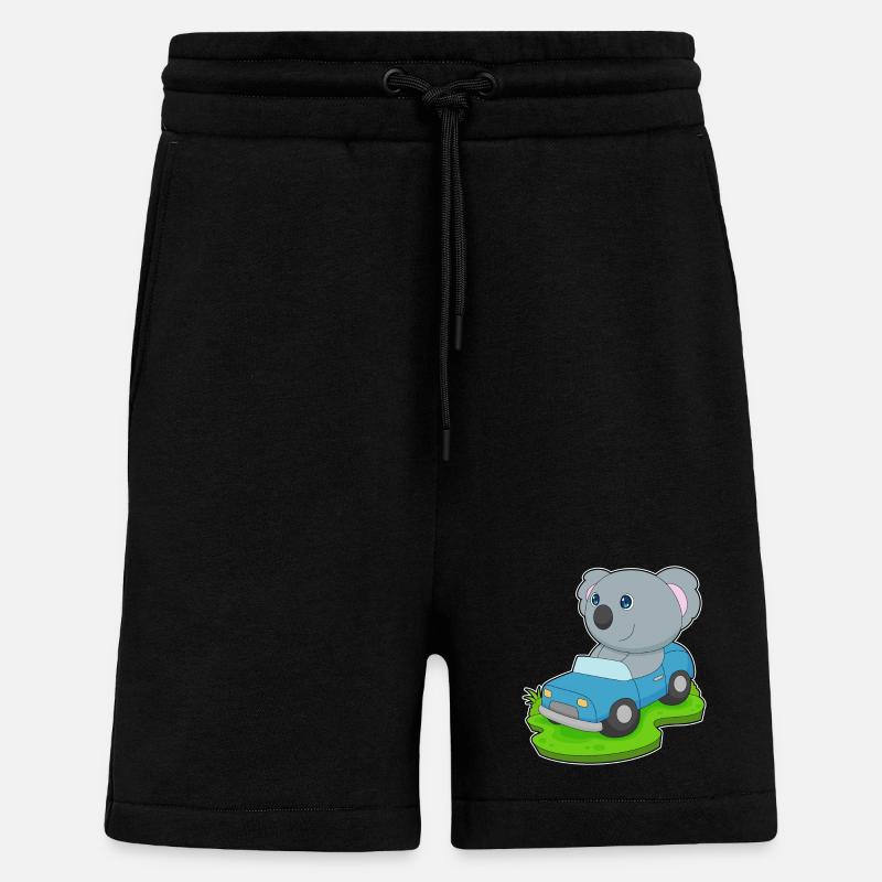 Koala Auto - Shorts - made by SPREAD - SOLID BLACK