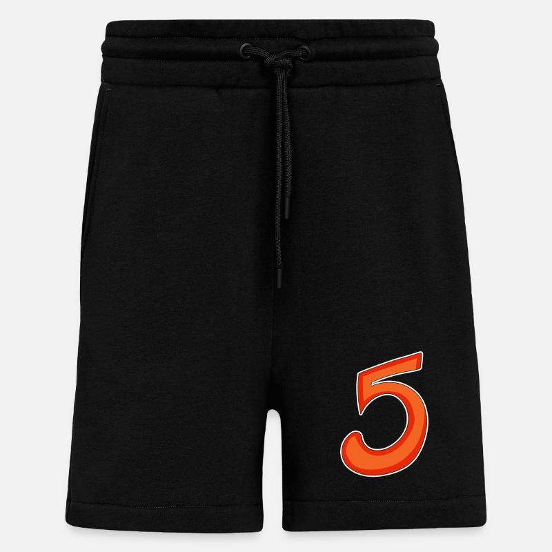 5 - Short bio décontracté fabriqué en UE - SOLID BLACK