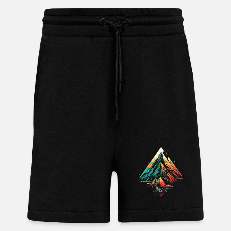 VTT Steamwave - Short bio décontracté fabriqué en UE - SOLID BLACK