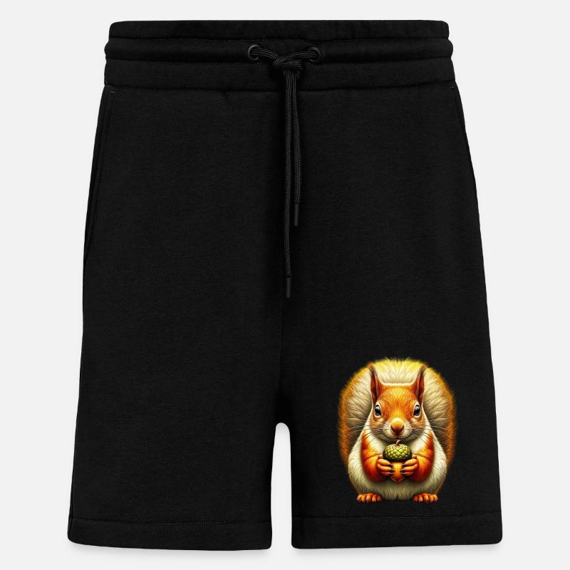 Eichhörnchen - Shorts - made by SPREAD - SOLID BLACK