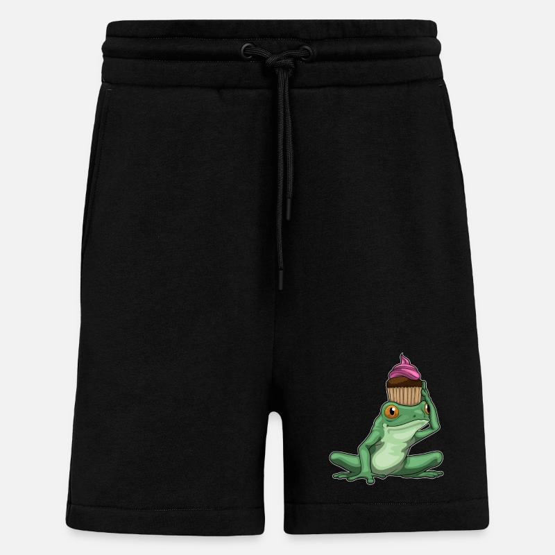Frog Muffin - Shorts - made by SPREAD - SOLID BLACK