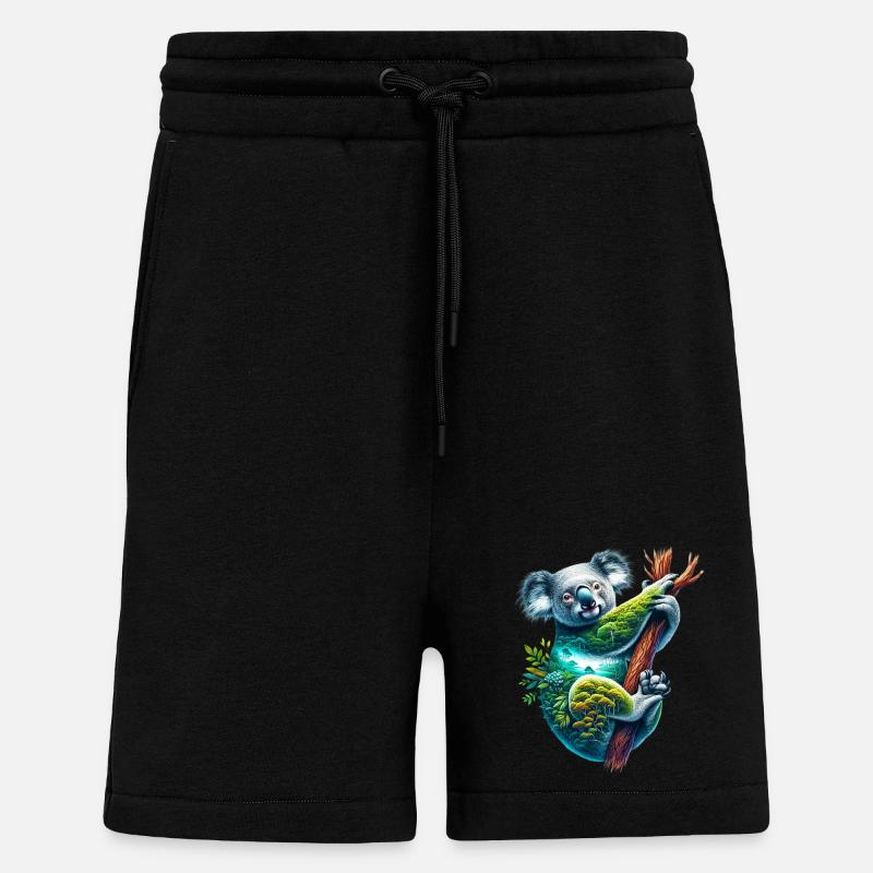 Koala - Shorts - made by SPREAD - SOLID BLACK
