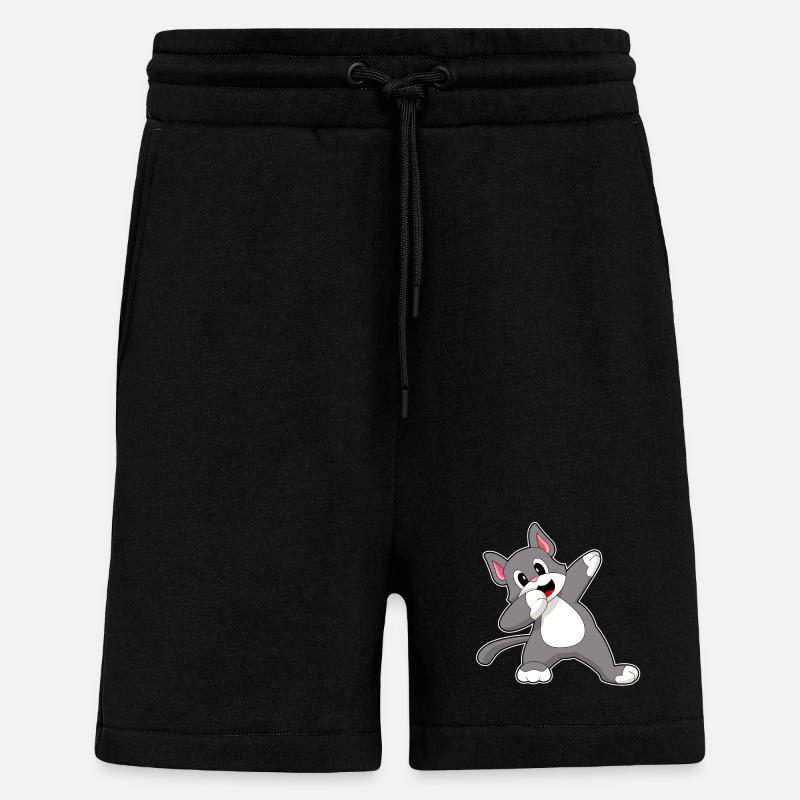 Chat Hip Hop Danse - Short bio décontracté fabriqué en UE - SOLID BLACK