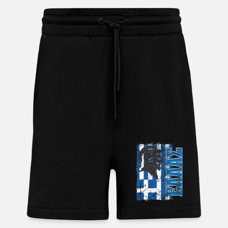 Griechenland Ellas - Shorts - made by SPREAD - SOLID BLACK