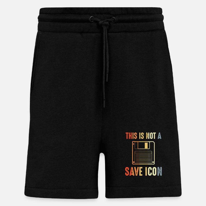 Das ist kein Speichern Icon - Shorts - made by SPREAD - SOLID BLACK