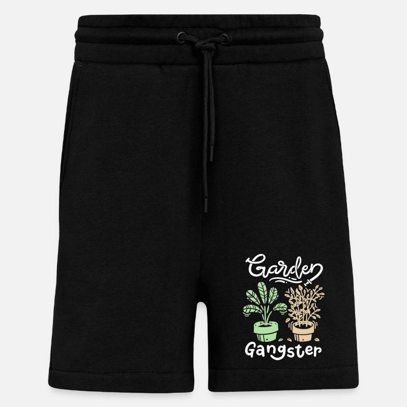 Garten Gärtner - Shorts - made by SPREAD - SOLID BLACK