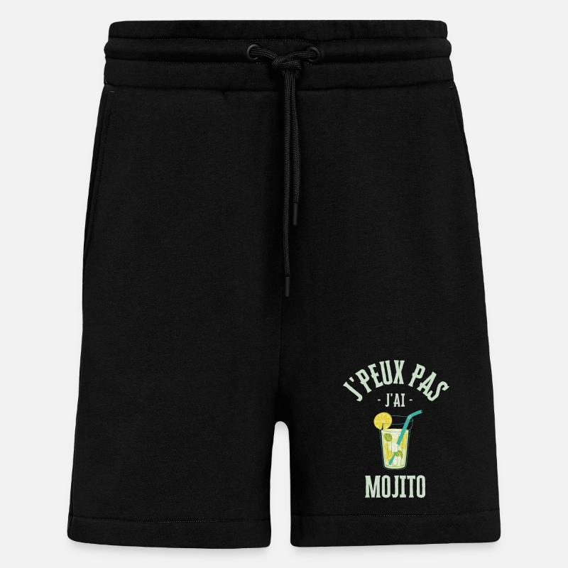 I can't I have a mojito - Shorts - made by SPREAD - SOLID BLACK