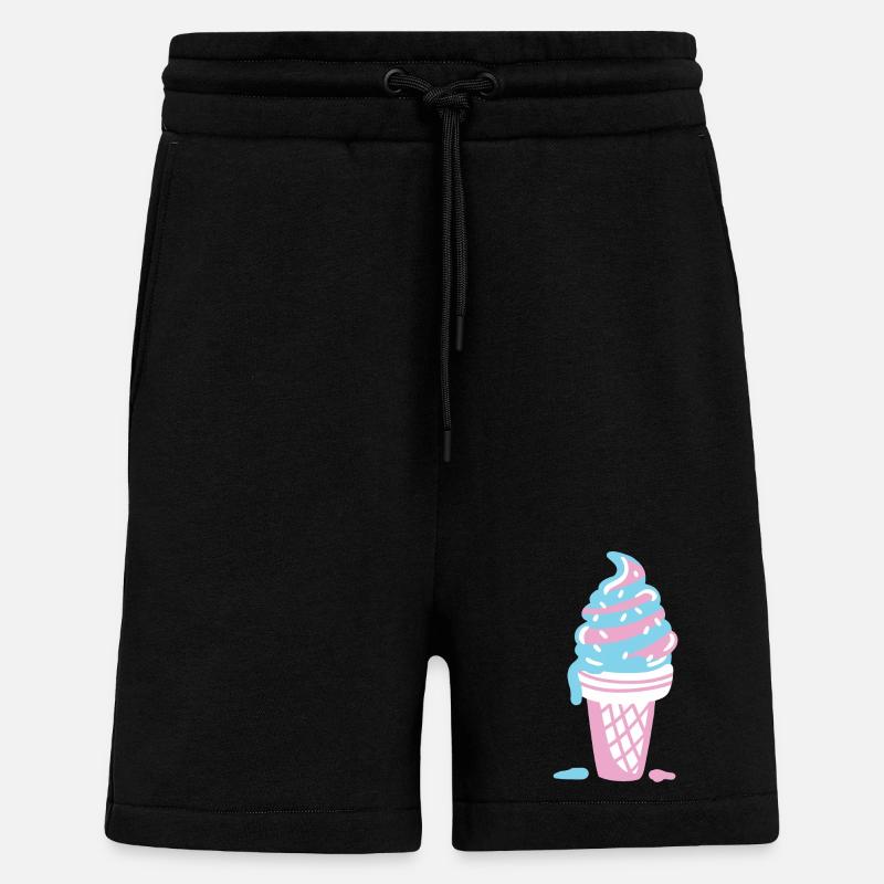 Eis Eiscreme - Shorts - made by SPREAD - SOLID BLACK