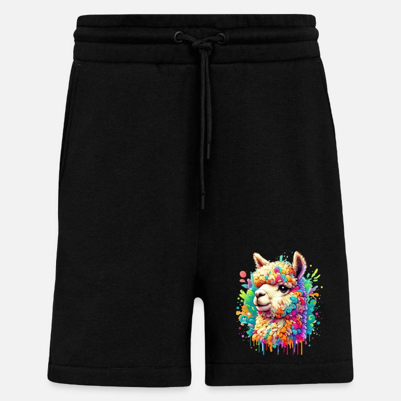 Alpaca - Shorts - made by SPREAD - SOLID BLACK