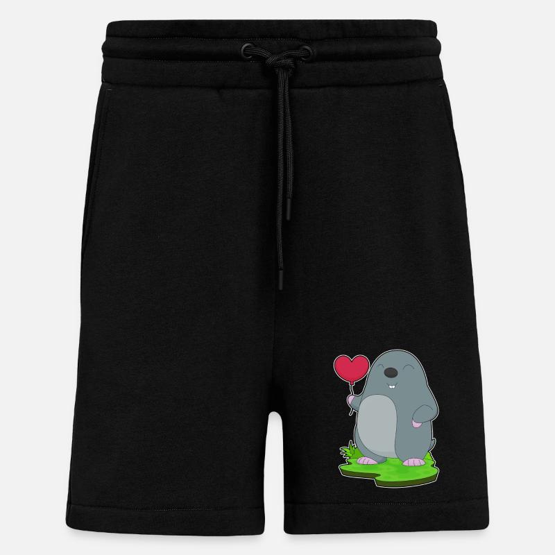 Mole Balloon - Shorts - made by SPREAD - SOLID BLACK