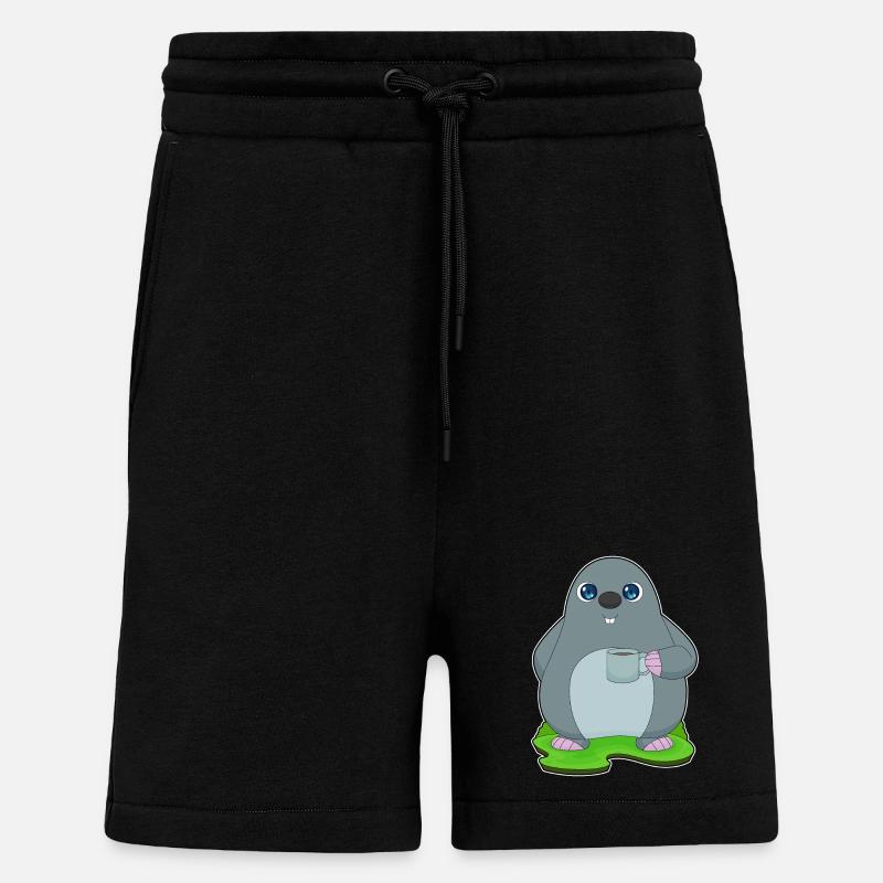 Mole Coffee Tassee - Shorts - made by SPREAD - SOLID BLACK