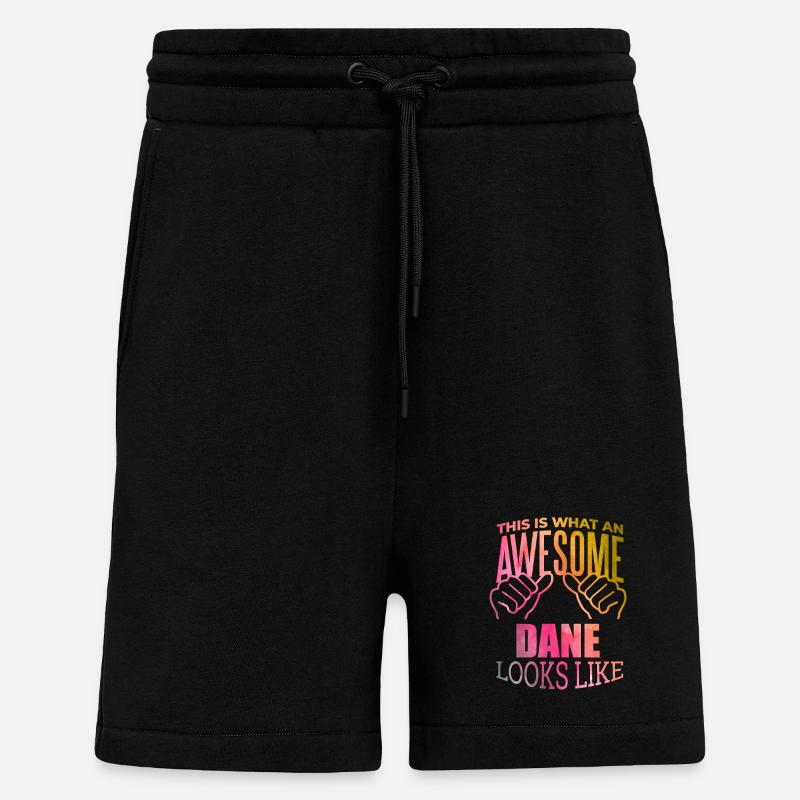 Dänemark - Shorts - made by SPREAD - SOLID BLACK