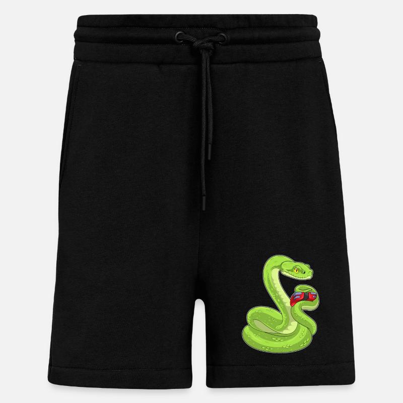 Schlange Gamer Controller - Shorts - made by SPREAD - SOLID BLACK