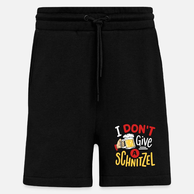 Schnitzel Bier - Shorts - made by SPREAD - SOLID BLACK