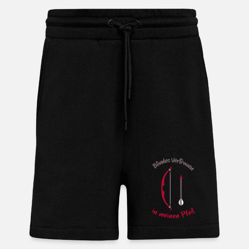 Bogenschießen Enthusiasten - Shorts - made by SPREAD - SOLID BLACK