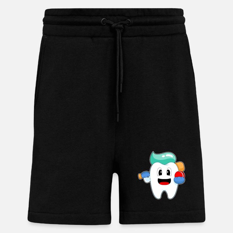 Tooth Cricket Cricket Bat - Short bio décontracté fabriqué en UE - SOLID BLACK