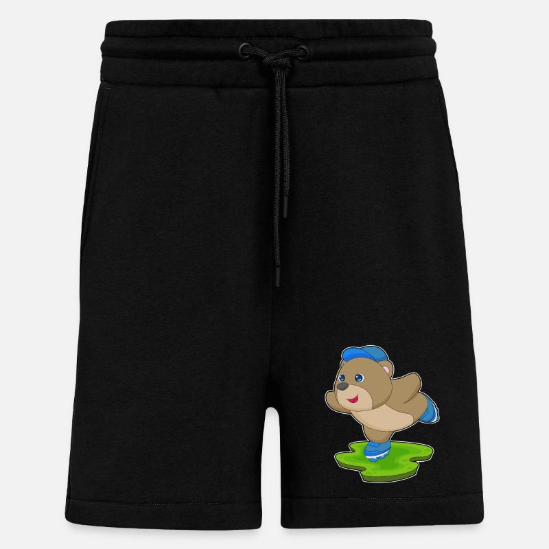 Bär Inline skating Rollschuhe - Shorts - made by SPREAD - SOLID BLACK