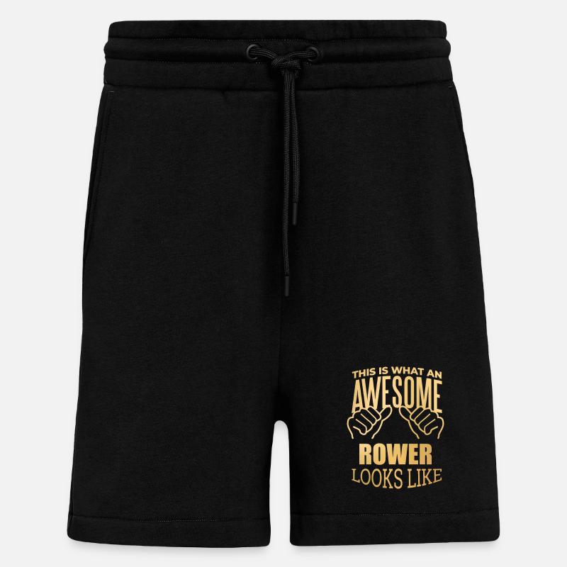 Ruderer - Shorts - made by SPREAD - SOLID BLACK