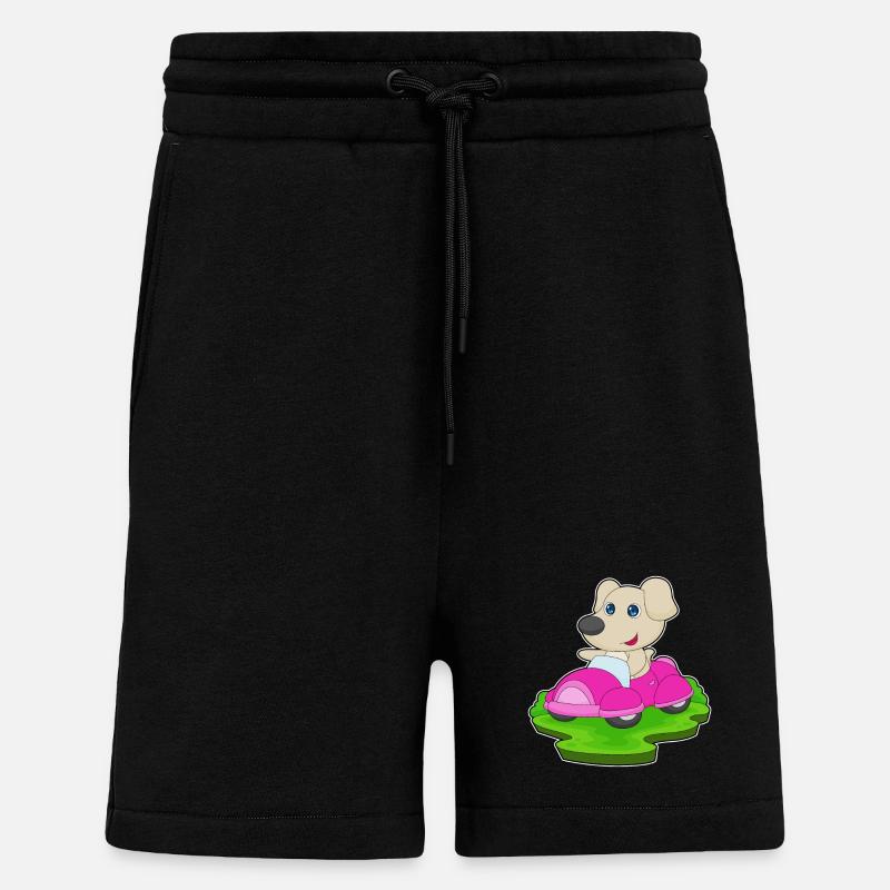 Hund Auto - Shorts - made by SPREAD - SOLID BLACK