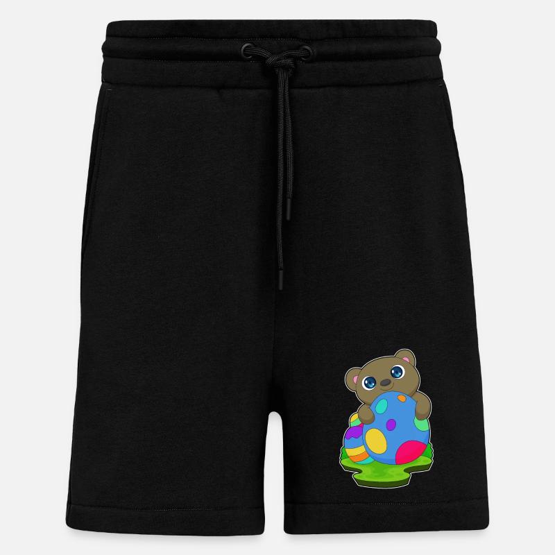 Bär Ostern Ostereier - Shorts - made by SPREAD - SOLID BLACK