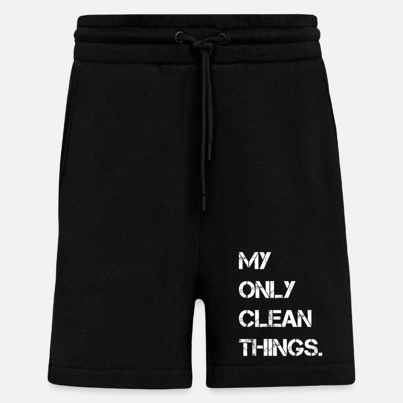 my only clean things - Shorts - made by SPREAD - SOLID BLACK