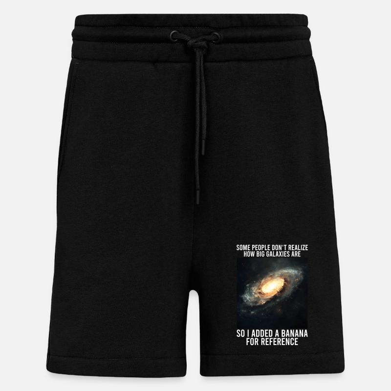 galaxy memes science astrophysics astrology - Shorts - made by SPREAD - SOLID BLACK