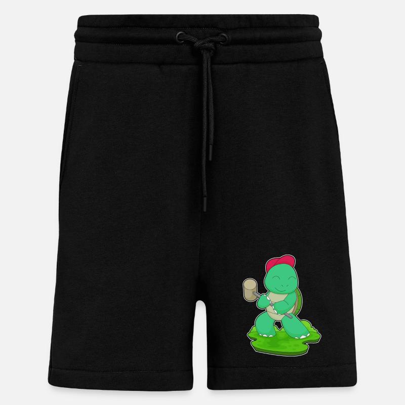 Schildkröte Hammer - Shorts - made by SPREAD - SOLID BLACK