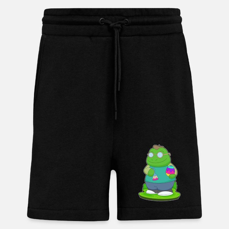 Frosch Ostern Maler - Shorts - made by SPREAD - SOLID BLACK