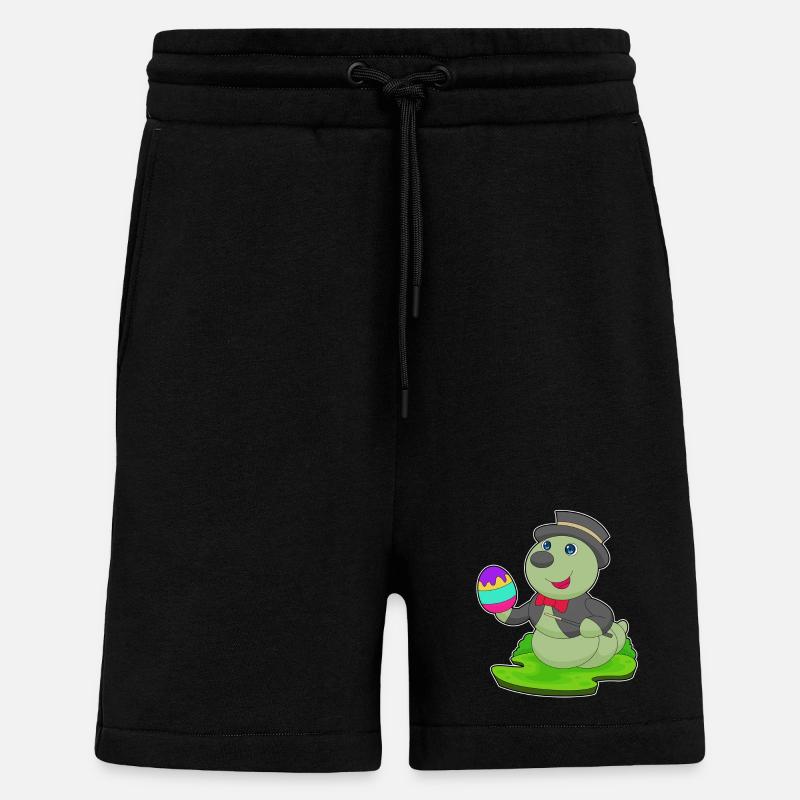 Raupe Ostern Zauberer - Shorts - made by SPREAD - SOLID BLACK