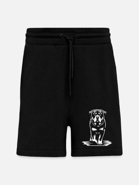 Rottweiler "Black Edition" - Shorts - made by SPREAD - SOLID BLACK