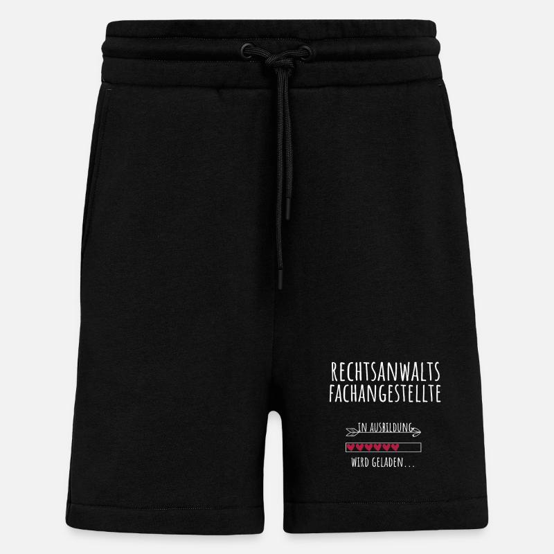 Rechtsanwaltsfachangestellte Ausbildung Beruf - Shorts - made by SPREAD - SOLID BLACK