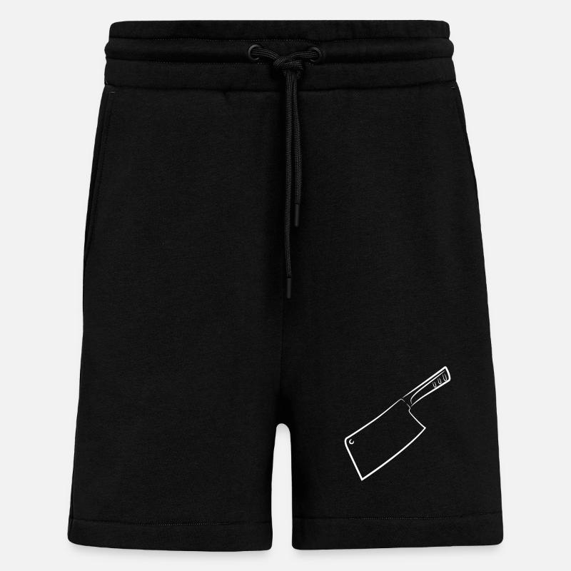 Hackmesser Skizze - Shorts - made by SPREAD - SOLID BLACK