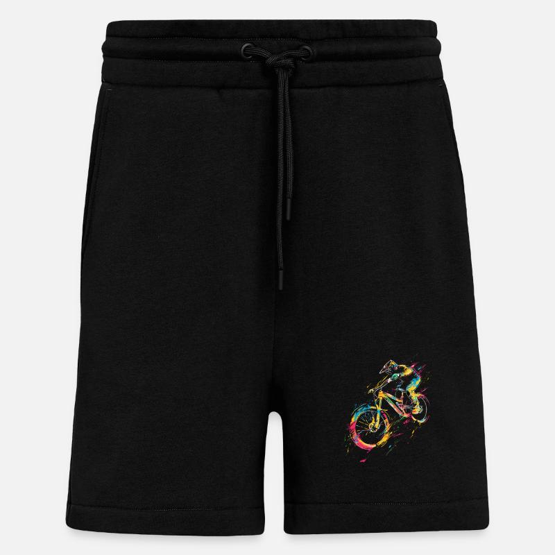 Mountainbiken - Shorts - made by SPREAD - SOLID BLACK