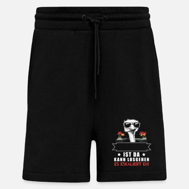 It's escalating anyway! Name Customizable Bouquet - Shorts - made by SPREAD - SOLID BLACK