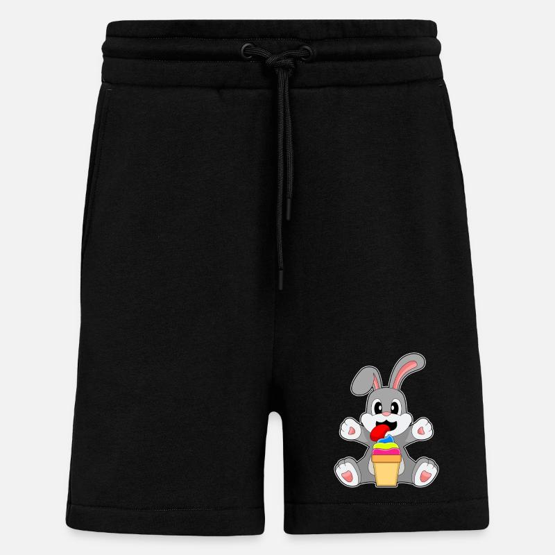 Hase Cupcake - Shorts - made by SPREAD - SOLID BLACK