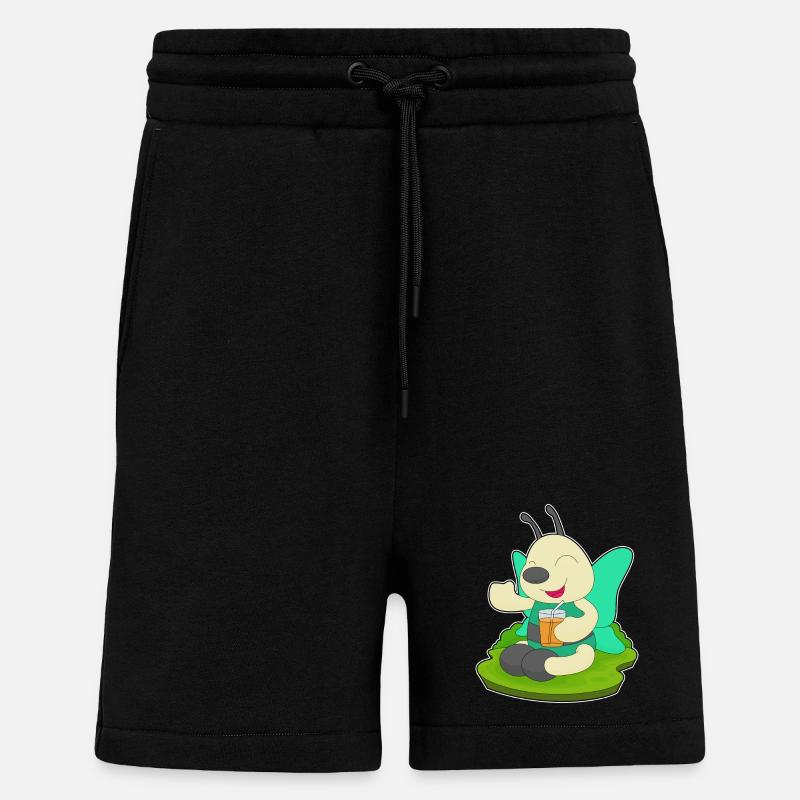 Schmetterling Saft - Shorts - made by SPREAD - SOLID BLACK